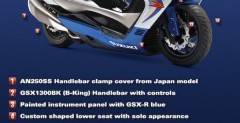 Suzuki Burgman 400 Sport - Spis zmian
